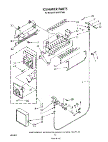 09 - Icemaker , Lit / Optional parts for Whirlpool Refrigerator ET18HMXTW01 from AppliancePartsPros.com