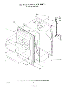 08 - Refrigerator Door , Not Illustrated parts for Whirlpool Refrigerator ET18GKXSW04 from AppliancePartsPros.com