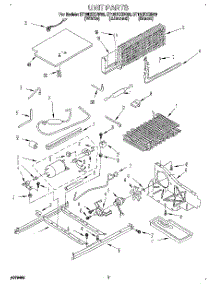 05 - Unit parts for Whirlpool Refrigerator ET18DKXBN00 from AppliancePartsPros.com