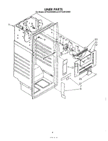03 - Liner parts for Whirlpool Refrigerator ET16JKYSW00 from AppliancePartsPros.com