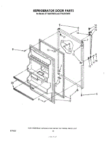 08 - Refrigerator Door , Not Illustrated parts for Whirlpool Refrigerator ET16JKYSW00 from AppliancePartsPros.com