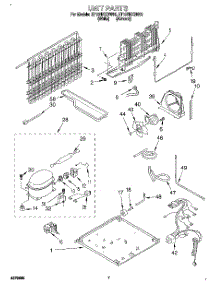 04 - Unit parts for Whirlpool Refrigerator ET18HNXDN03 from AppliancePartsPros.com