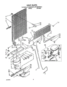 07 - Unit parts for Whirlpool Refrigerator ET18GKXSW10 from AppliancePartsPros.com