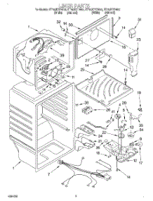 03 - Liner parts for Whirlpool Refrigerator ET16JKYDW03 from AppliancePartsPros.com