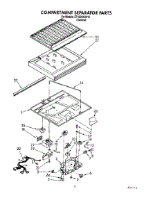 03 - Compartment Separator parts for Whirlpool Refrigerator ET18DKXXN10 from AppliancePartsPros.com