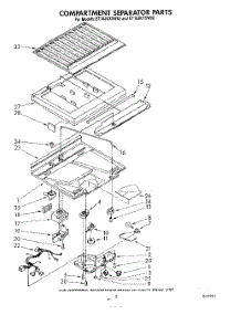 04 - Compartment Separator parts for Whirlpool Refrigerator ET16JKYSN02 from AppliancePartsPros.com
