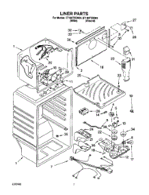 05 - Liner parts for Whirlpool Refrigerator ET18HTXDN03 from AppliancePartsPros.com