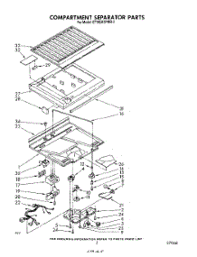 04 - Compartment Separator parts for Whirlpool Refrigerator ET18EKXPWR2 from AppliancePartsPros.com