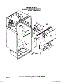 03 - Liner parts for Whirlpool Refrigerator ET18DKXXN00 from AppliancePartsPros.com