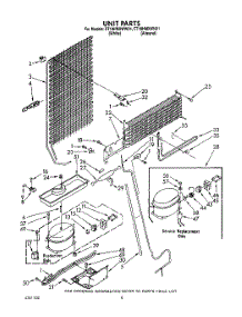 07 - Unit parts for Whirlpool Refrigerator ET18HMXWW01 from AppliancePartsPros.com