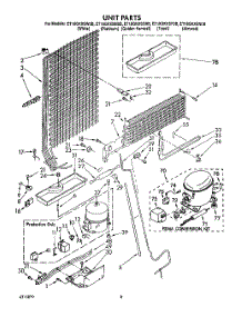 07 - Unit parts for Whirlpool Refrigerator ET18GKXSW0B from AppliancePartsPros.com