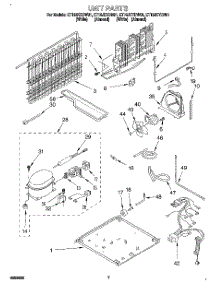 04 - Unit parts for Whirlpool Refrigerator ET16JKYDW01 from AppliancePartsPros.com