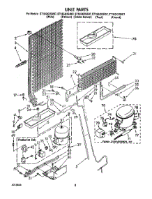 07 - Unit parts for Whirlpool Refrigerator ET18GKXSW07 from AppliancePartsPros.com