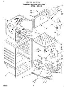 05 - Liner parts for Whirlpool Refrigerator ET18HTXDN05 from AppliancePartsPros.com