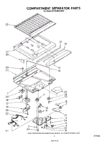 04 - Compartment Separator parts for Whirlpool Refrigerator ET18HMXSW04 from AppliancePartsPros.com