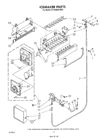 09 - Icemaker, Lit / Optional parts for Whirlpool Refrigerator ET18HMXTG00 from AppliancePartsPros.com