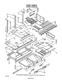 05 - Shelf, Optional parts for Whirlpool Refrigerator ET18DKXTW05 from AppliancePartsPros.com