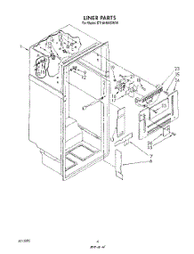 03 - Liner parts for Whirlpool Refrigerator ET18HMXSW06 from AppliancePartsPros.com
