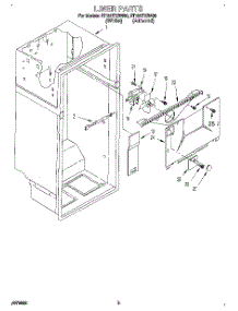 02 - Liner parts for Whirlpool Refrigerator ET18HTXBN00 from AppliancePartsPros.com