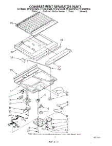 04 - Compartment Separator parts for Whirlpool Refrigerator ET18GKXSW0A from AppliancePartsPros.com