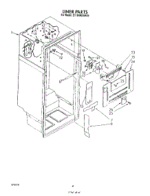 03 - Liner parts for Whirlpool Refrigerator ET18HMXSW05 from AppliancePartsPros.com