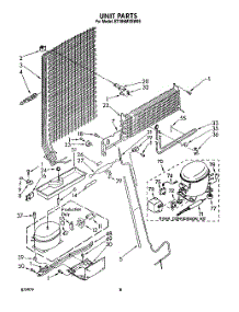 07 - Unit parts for Whirlpool Refrigerator ET18HMXSW05 from AppliancePartsPros.com