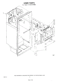 03 - Liner parts for Whirlpool Refrigerator ET18EKXPWR0 from AppliancePartsPros.com
