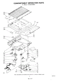 04 - Compartment Separator parts for Whirlpool Refrigerator ET18EKXPWR0 from AppliancePartsPros.com