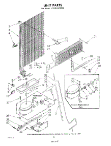 07 - Unit parts for Whirlpool Refrigerator ET18EKXPWR0 from AppliancePartsPros.com
