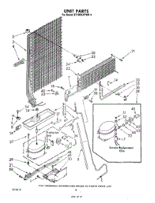 07 - Unit parts for Whirlpool Refrigerator ET18EKXPWR4 from AppliancePartsPros.com