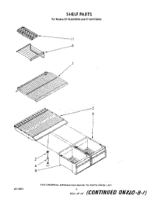 05 - Shelf parts for Whirlpool Refrigerator ET16JKYSG03 from AppliancePartsPros.com