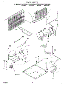 04 - Unit parts for Whirlpool Refrigerator ET16JKYBN00 from AppliancePartsPros.com