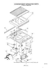 04 - Compartment Separator parts for Whirlpool Refrigerator ET18DKXTW04 from AppliancePartsPros.com