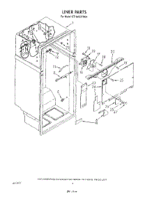 03 - Liner parts for Whirlpool Refrigerator ET18AKXTW01 from AppliancePartsPros.com