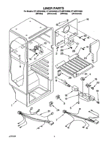 03 - Liner, Lit / Optional parts for Whirlpool Refrigerator ET14ZKYAN02 from AppliancePartsPros.com