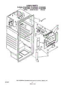 03 - Liner parts for Whirlpool Refrigerator ET16ZKXWW01 from AppliancePartsPros.com