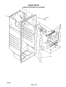 03 - Liner parts for Whirlpool Refrigerator ET16JKYWM00 from AppliancePartsPros.com