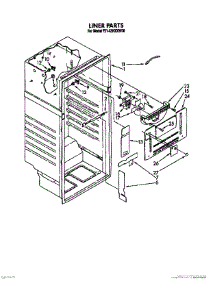 03 - Liner parts for Whirlpool Refrigerator ET14ZKXXW00 from AppliancePartsPros.com
