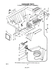 07 - Ice Maker parts for Whirlpool Refrigerator ET17JMXMWR0 from AppliancePartsPros.com