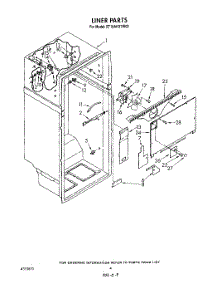 03 - Liner parts for Whirlpool Refrigerator ET18AKXTW02 from AppliancePartsPros.com