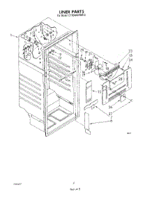 03 - Liner parts for Whirlpool Refrigerator ET16AKXRWR0 from AppliancePartsPros.com