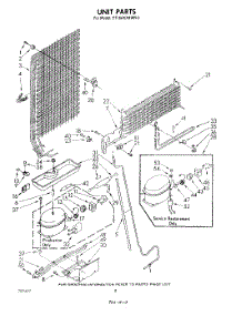 07 - Unit parts for Whirlpool Refrigerator ET16AKXRWR0 from AppliancePartsPros.com