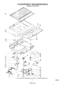 04 - Compartment Separator parts for Whirlpool Refrigerator ET18AKXSW05 from AppliancePartsPros.com