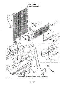 07 - Unit parts for Whirlpool Refrigerator ET18AKXRWR3 from AppliancePartsPros.com