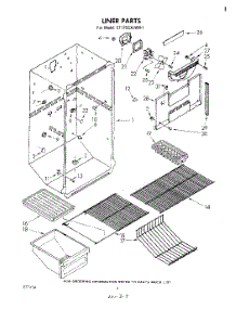 03 - Liner parts for Whirlpool Refrigerator ET17SCXLWR1 from AppliancePartsPros.com