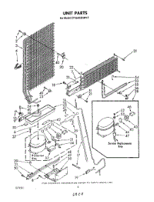 07 - Unit parts for Whirlpool Refrigerator ET16AKXRWR2 from AppliancePartsPros.com