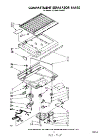 04 - Compartment Separator parts for Whirlpool Refrigerator ET18AKXRWR0 from AppliancePartsPros.com