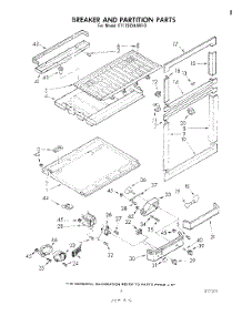 04 - Breaker And Partition parts for Whirlpool Refrigerator ET17SCXLWR0 from AppliancePartsPros.com