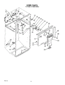04 - Liner parts for Whirlpool Refrigerator ET18AK1LWR0 from AppliancePartsPros.com
