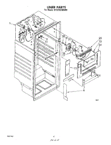 03 - Liner parts for Whirlpool Refrigerator ET16TKXMWR0 from AppliancePartsPros.com